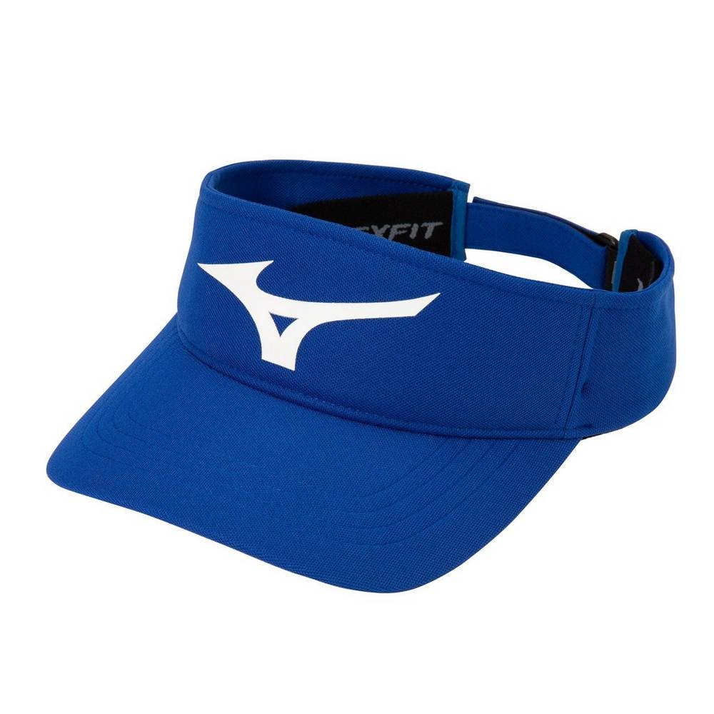 Mens Mizuno Diamond Baseball Visor Royal/White Philippines (NLGOFU071)